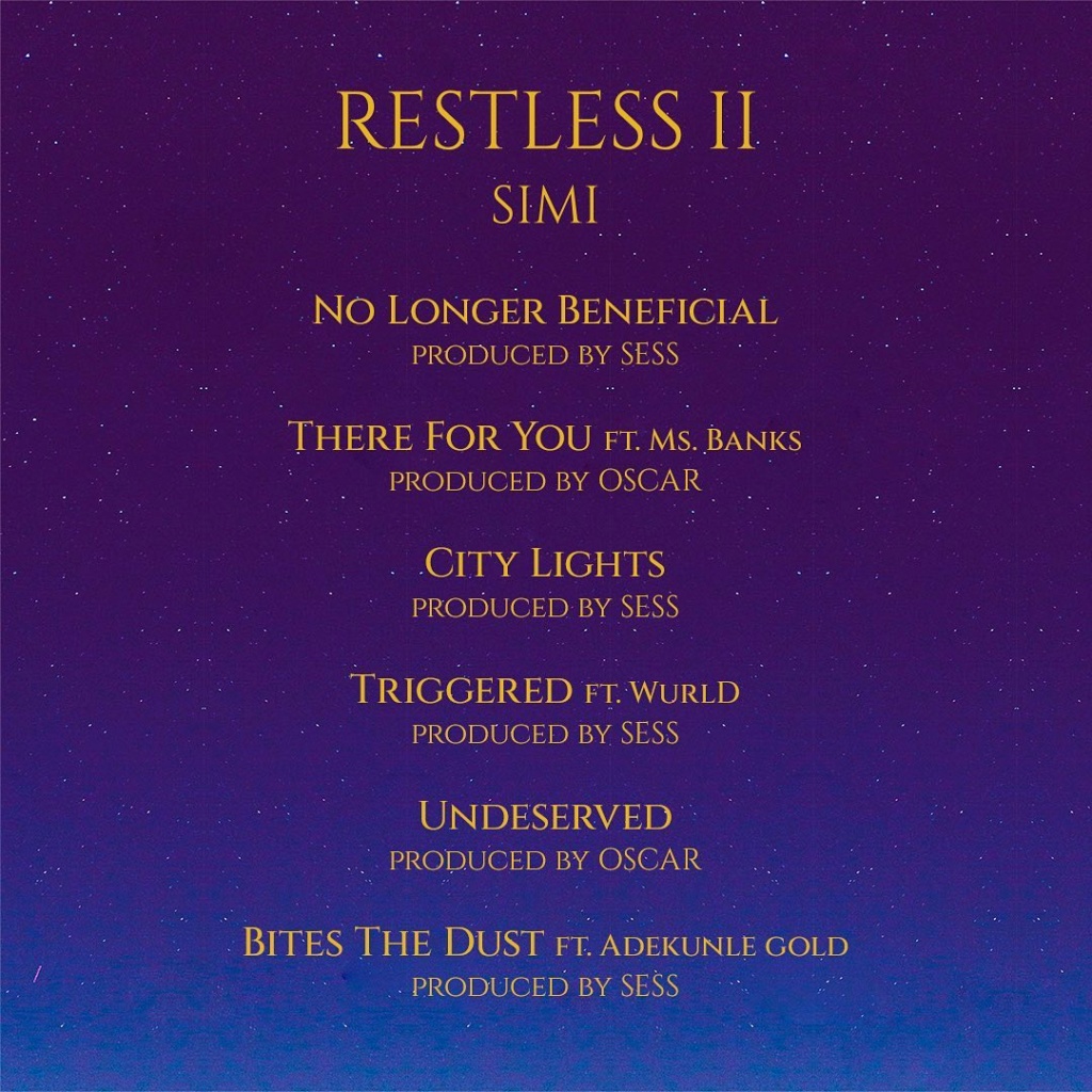 DOWNLOAD NOW » “Restless II EP by Simi” Full Music Is Out Symply34