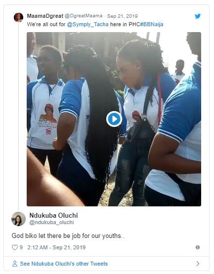 Lady Under Receives Hot Bashing From Twitter Users For Organizing A Rally For Tacha (See Video And Comments) Tacha-22