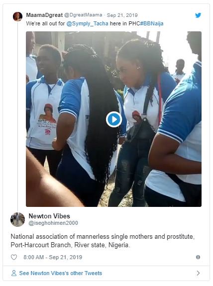 Lady Under Receives Hot Bashing From Twitter Users For Organizing A Rally For Tacha (See Video And Comments) Tacha-24
