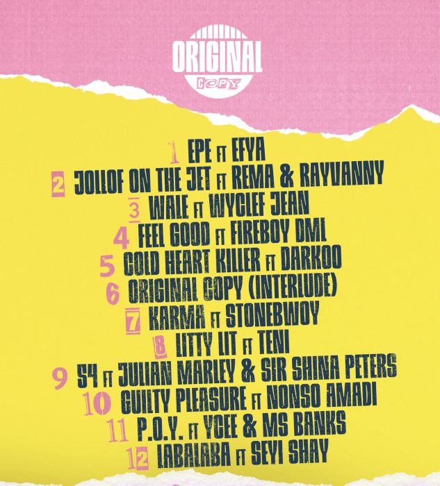 DJ Cuppy Finally Unveils Tracklist For Her Forthcoming Album “Original Copy” (See Tracklist) Trackl10