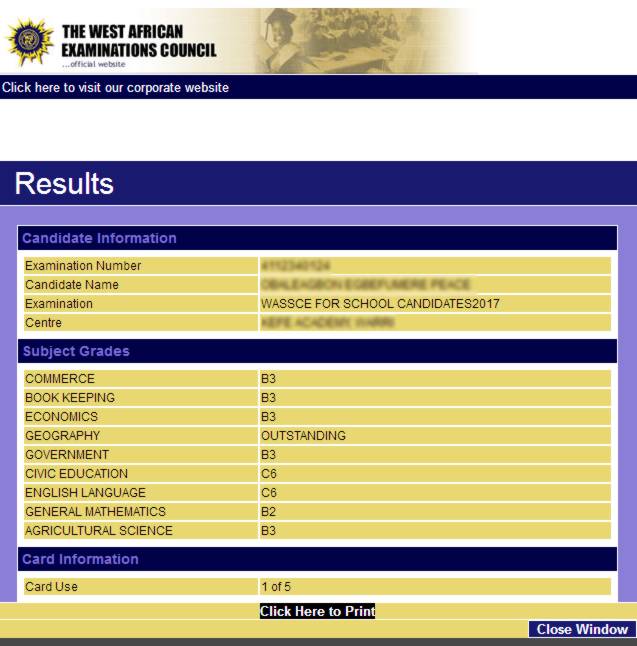 WAEC RESULT: Simple Steps On How To Check 2018 Waec Results  Waec2b10