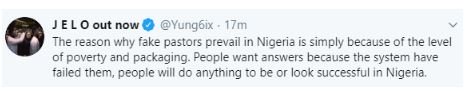 Upcoming Rapper Yung6ix, Reveals The Real Reason Why Fake Pastor Still Exist In Nigeria You10