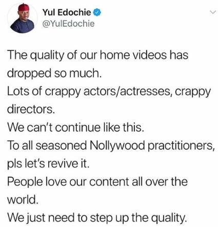 ”We Now Have Lots Of Crappy Actors And Directors” – Actor Yul Edochie Yul13