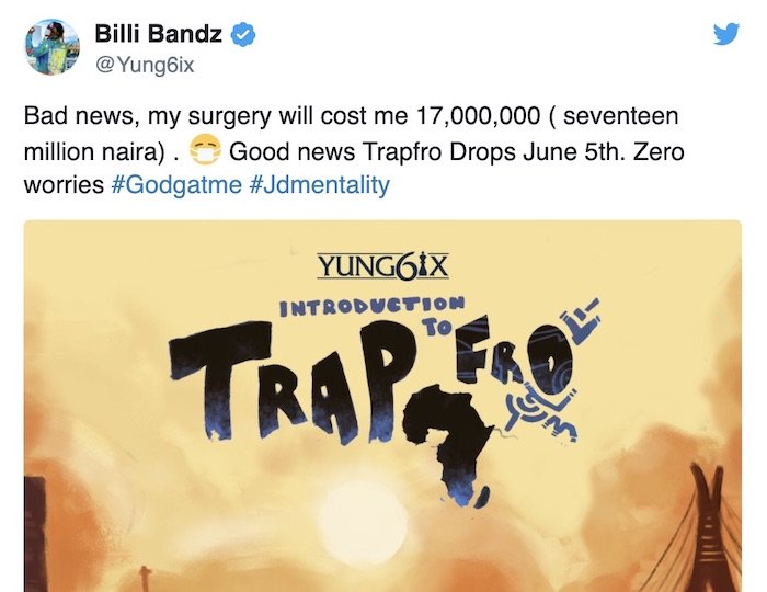 Rapper, Yung6ix Laments Over 17 Million Naira Cost For Knee Surgery Yung11