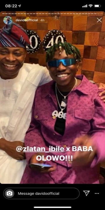 Priceless - Davido Gifts Zlatan A 30BG Diamond Chain In Atlanta (Video) Zlatan71