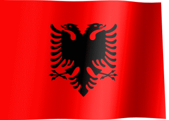 Albanija Flag_o64
