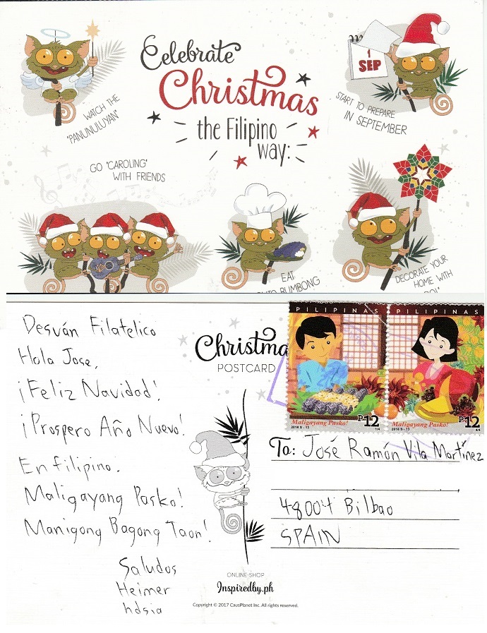 Postales Navidad desde Filipinas Hdsia110