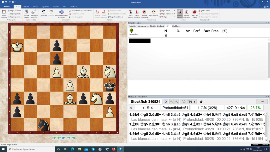 Últimas versiones SDV del Stockfish (13) NNUE et al : absolutamente fabulosas El_zyn10