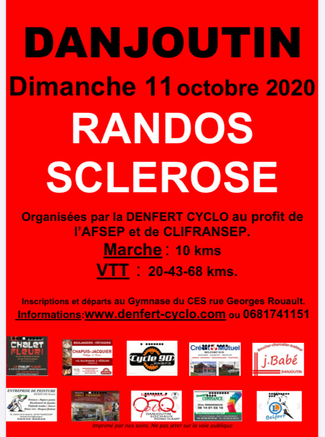Rando sclerose - Danjoutin 90 Ca973310