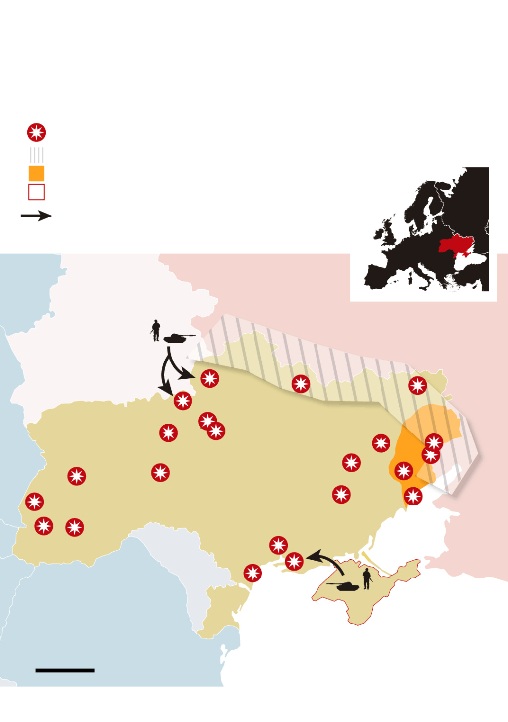 La OTAN ve un «riesgo real» de guerra en la crisis de Ucrania  Mapa-r10