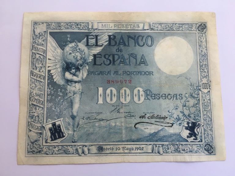 Banco de España 1874 a 1924 - Catálogo del Billete Español en Imperio Numismático 1000pt12