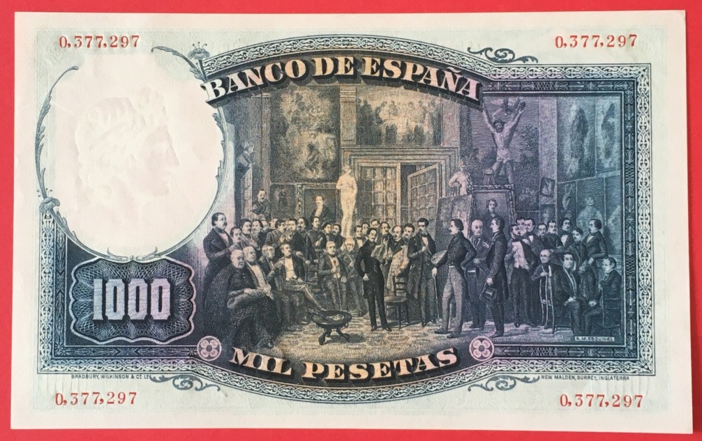 Banco España II República 1931 - 1936 Catálogo del Billete Español en Imperio Numismático  1000pt21