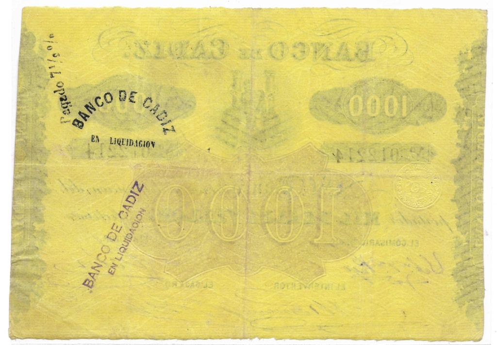 Bancos provinciales - Catálogo del Billete Español en Imperio Numismático 1000rv10