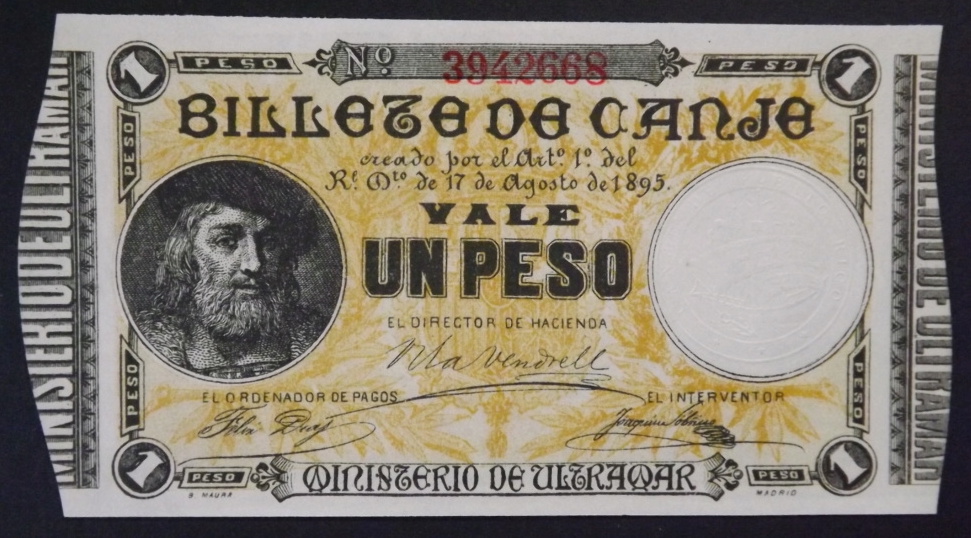 Emisiones Ultramar/Coloniales - Catálogo del Billete Español en Imperio Numismatico 1pesop10