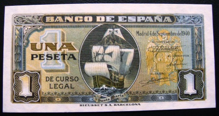 Estado Español - Catálogo del Billete Español en Imperio Numismático 1pts1938