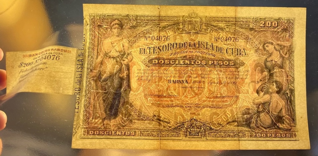 200 Pesos Tesoro Isla de Cuba, 1891 200pes14