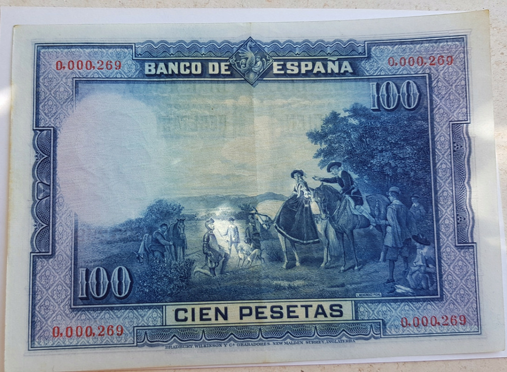Banco de España 1925 a 1928 Catálogo del Billete Español en Imperio Numismático 20190613