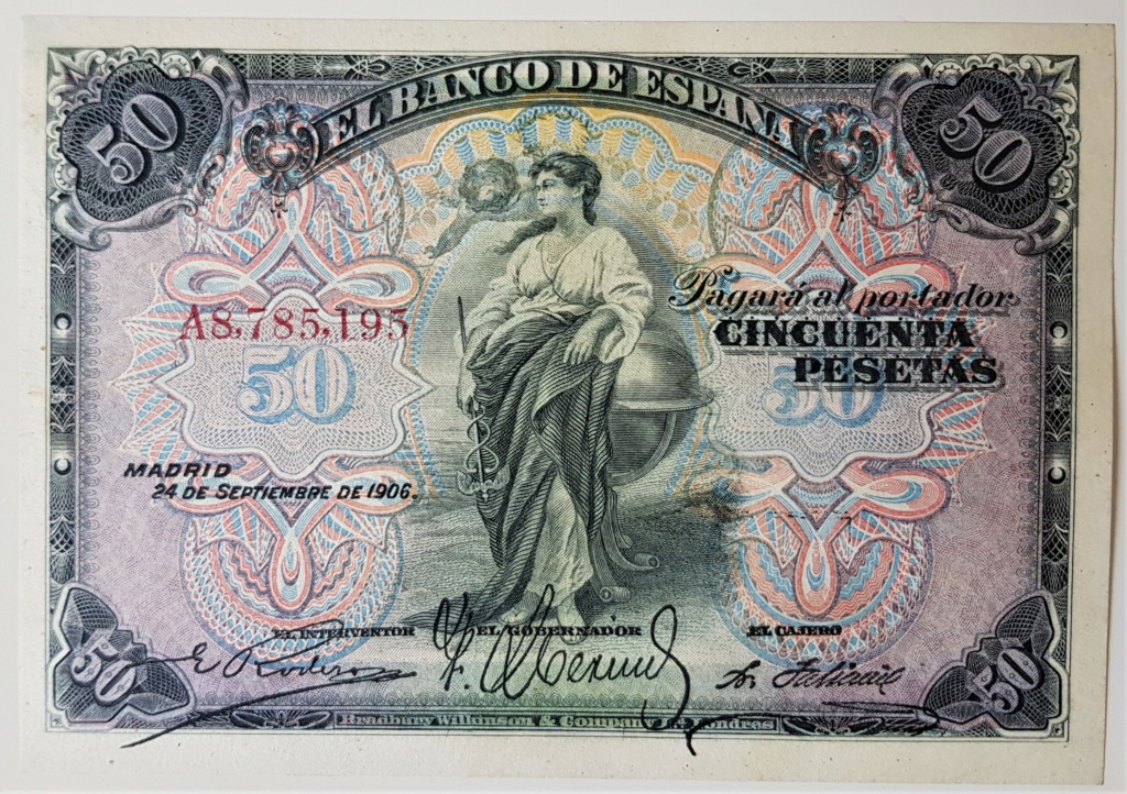 Banco de España 1874 a 1924 - Catálogo del Billete Español en Imperio Numismático 20210611