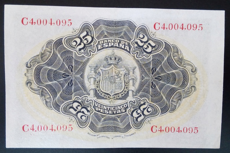 Banco de España 1874 a 1924 - Catálogo del Billete Español en Imperio Numismático 25_pta11