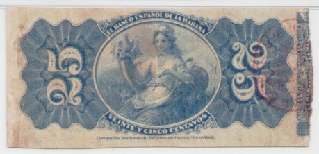 Emisiones Ultramar/Coloniales - Catálogo del Billete Español en Imperio Numismatico 25cent11