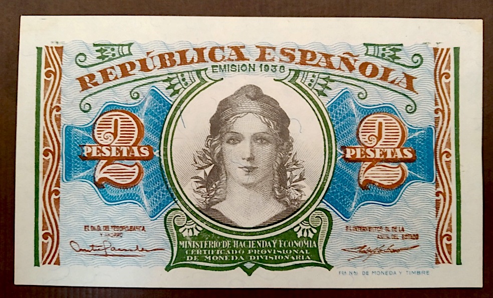 Guerra Civil 1936 - 1939 Catálogo del Billete Español en Imperio Numismático 2peset11