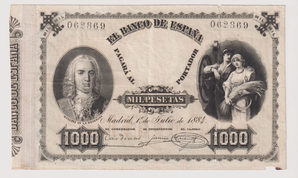 Banco de España 1874 a 1924 - Catálogo del Billete Español en Imperio Numismático 37038210