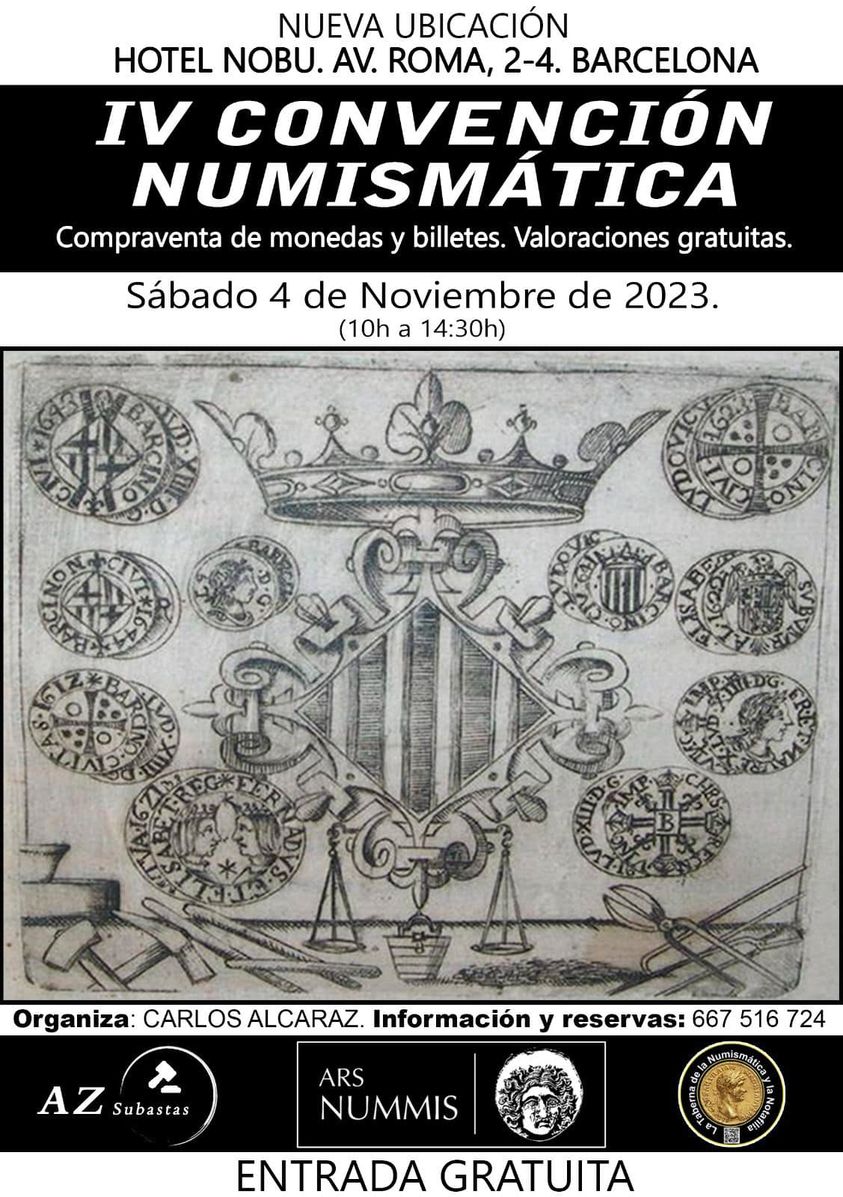 IV Convención Numismática Barcelona 4 Noviembre 2023 38434110