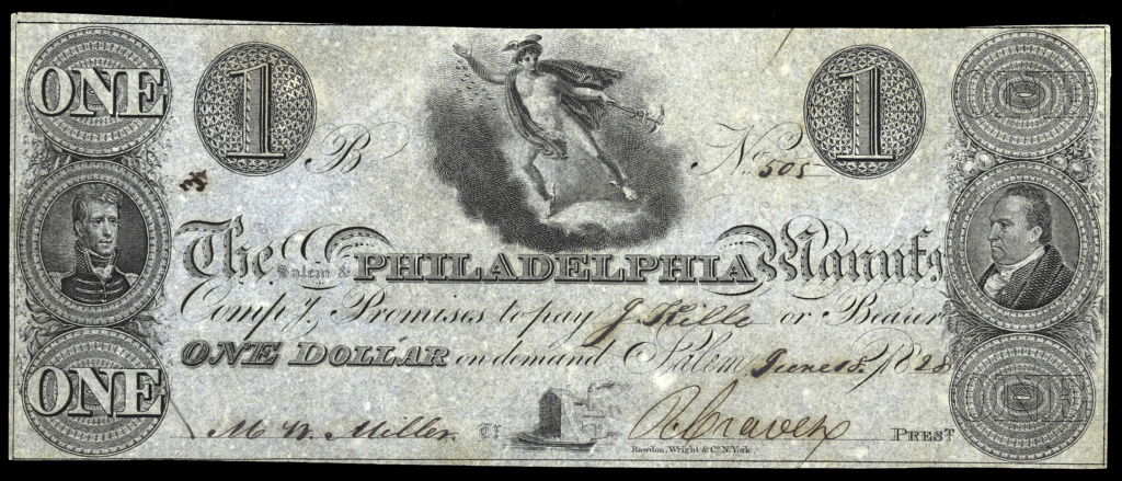 1 Dólar 1828 - Salem & Philadelphia Manufacturing Company   444810