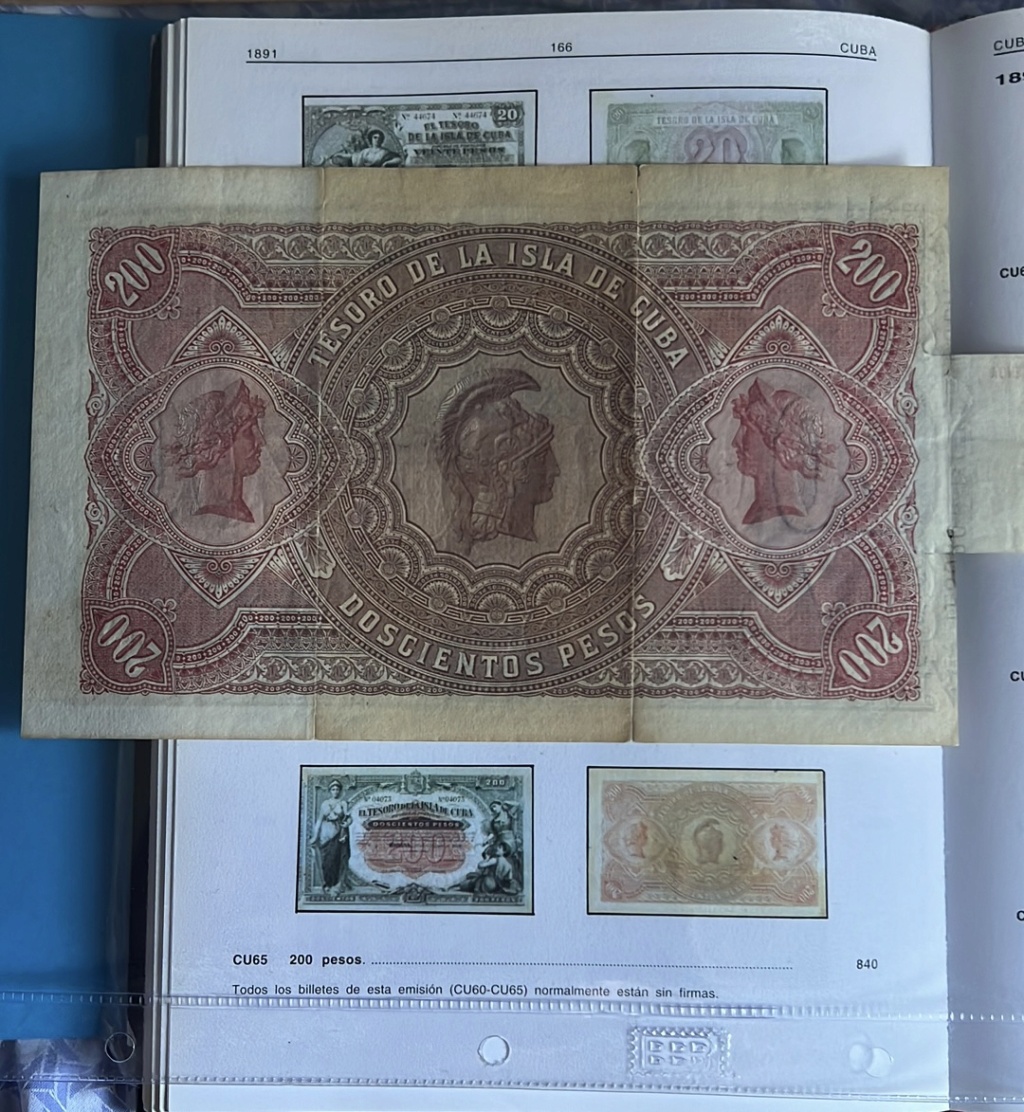200 Pesos Tesoro Isla de Cuba, 1891 4ff3ef10