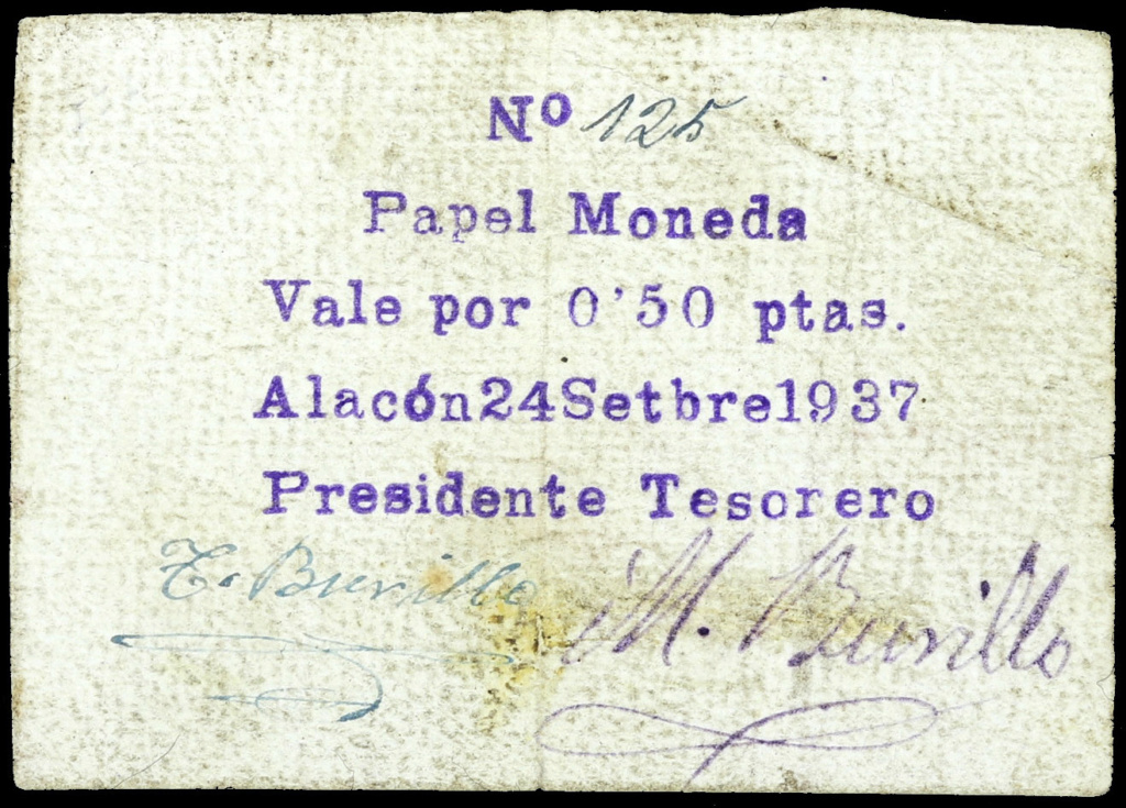 50 Céntimos Alacón, 1937 50ctsa10
