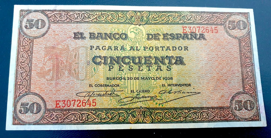 Guerra Civil 1936 - 1939 Catálogo del Billete Español en Imperio Numismático 50pts119