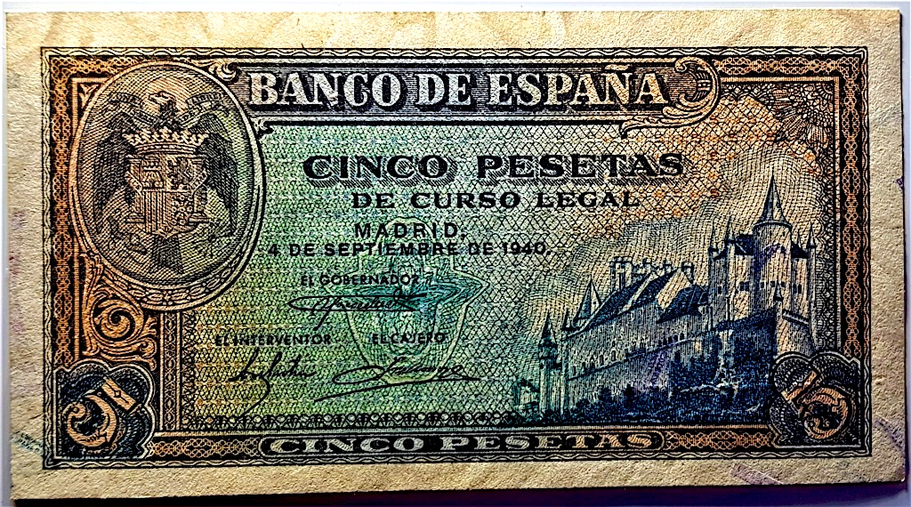 Estado Español - Catálogo del Billete Español en Imperio Numismático 5pts1921