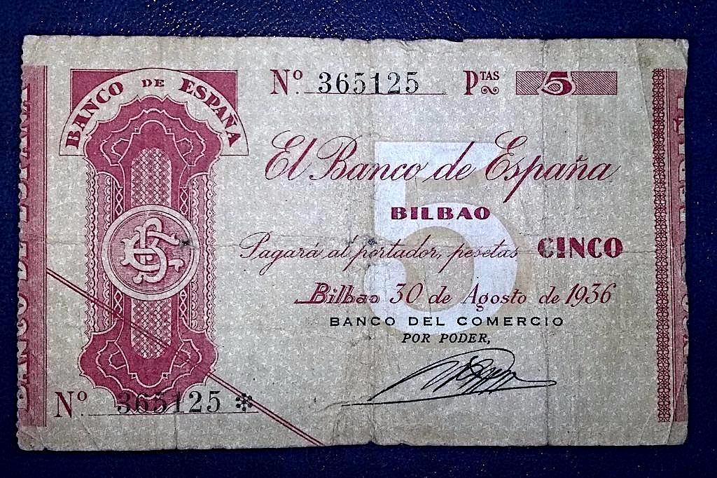 Guerra Civil 1936 - 1939 Catálogo del Billete Español en Imperio Numismático 5ptsbi10