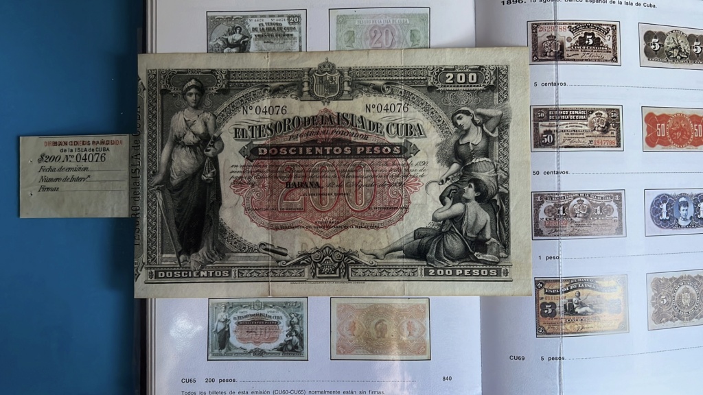 200 Pesos Tesoro Isla de Cuba, 1891 7b3b7910