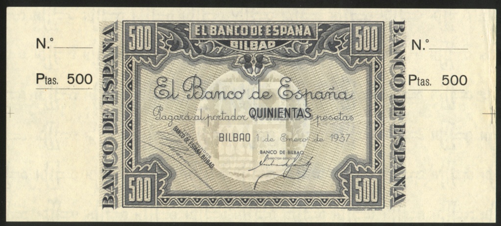 Guerra Civil 1936 - 1939 Catálogo del Billete Español en Imperio Numismático B15-5010