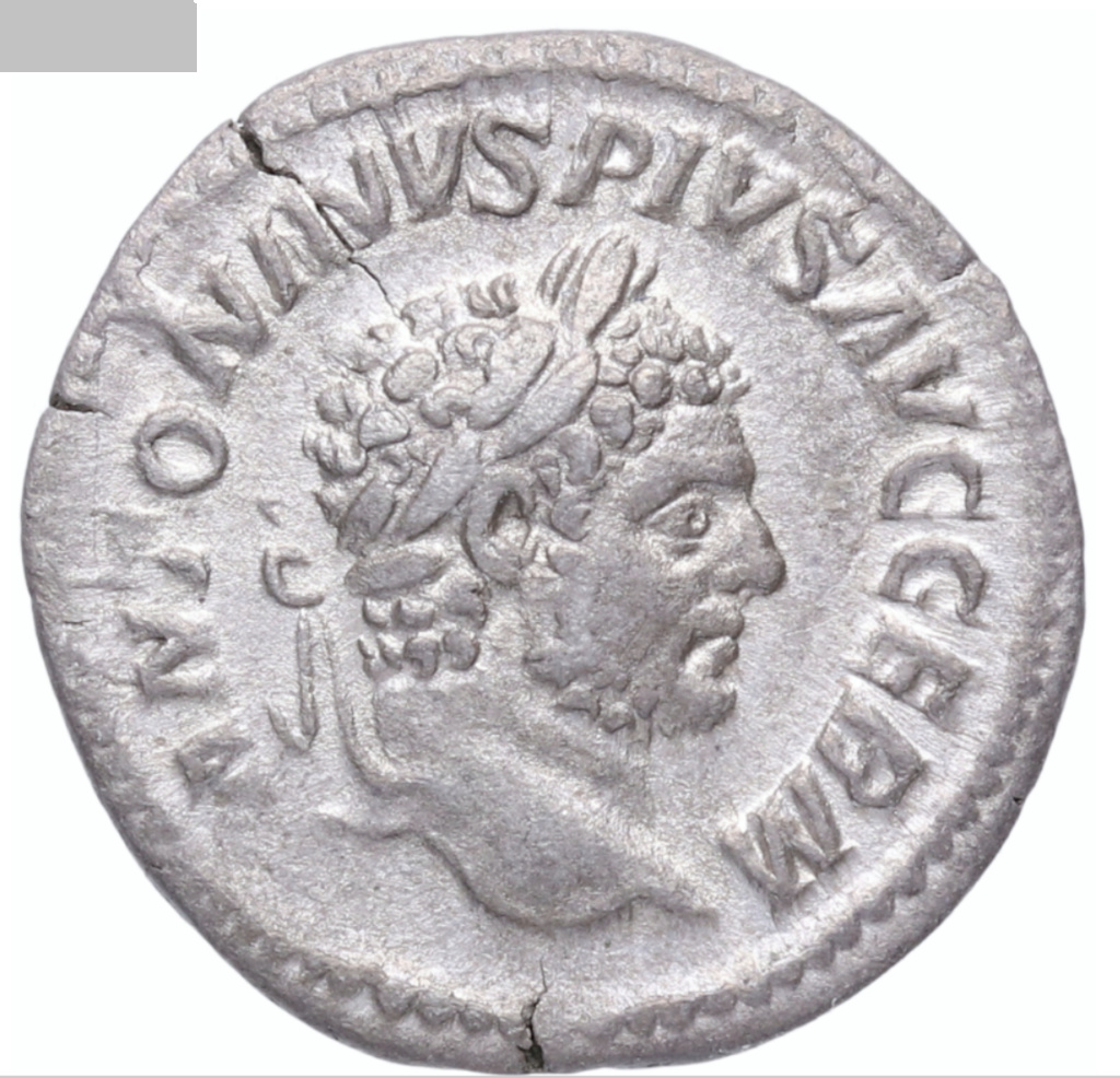 Denario de Caracalla. P M TR P XVIII COS IIII P P. Paz estante a izq. Roma. Caraca11