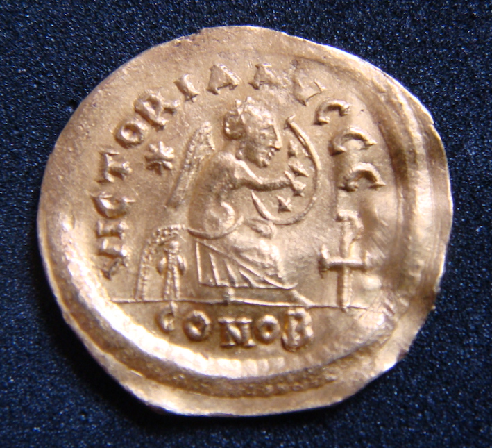 Semissis Justiniano I El Grande 527 - 565 VICTORIA AVCCC / CONOB Dsc04824