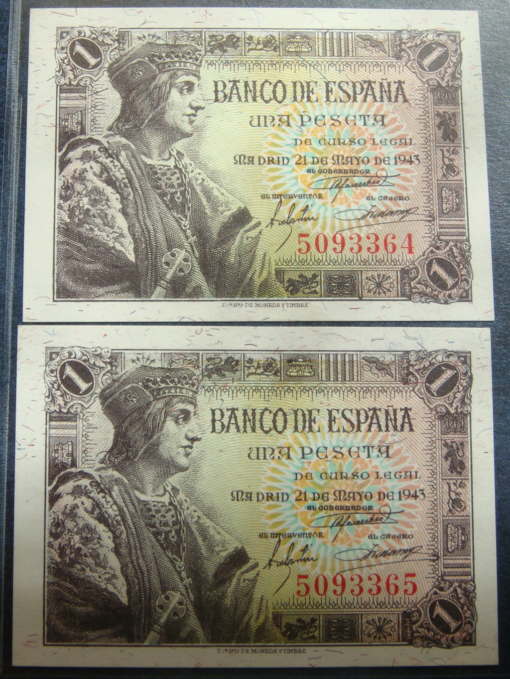 1 Peseta, 21 mayo 1943 (Fernando El Católico) Dsc05139