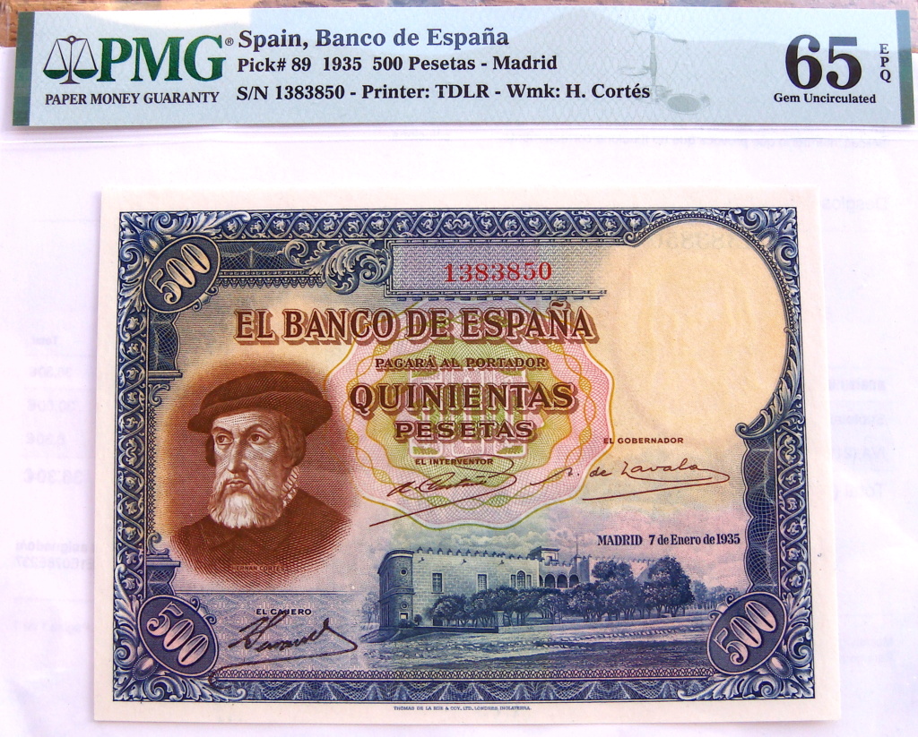 500 Pesetas 1935 Hernán Cortes (Pareja) Dsc05217