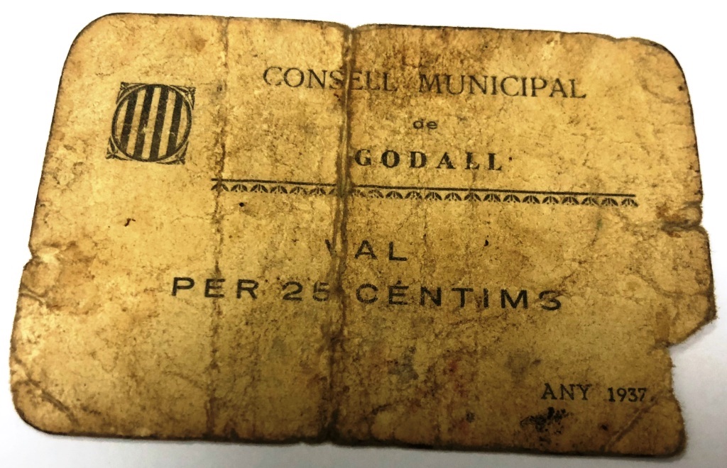 25 Céntimos Godall, 1937 Godall12