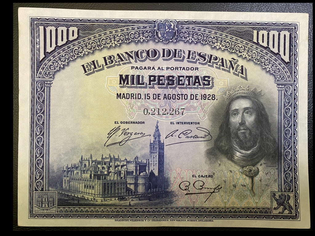 Banco de España 1925 a 1928 Catálogo del Billete Español en Imperio Numismático M_100011