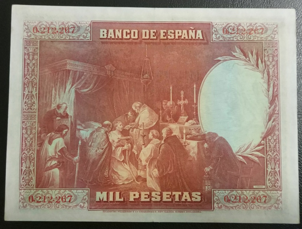 1000 pesetas de agosto de 1928 (Fernando III el Santo) M_100012