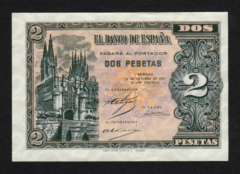 2 Pesetas Republica España año 1938 S-l16011