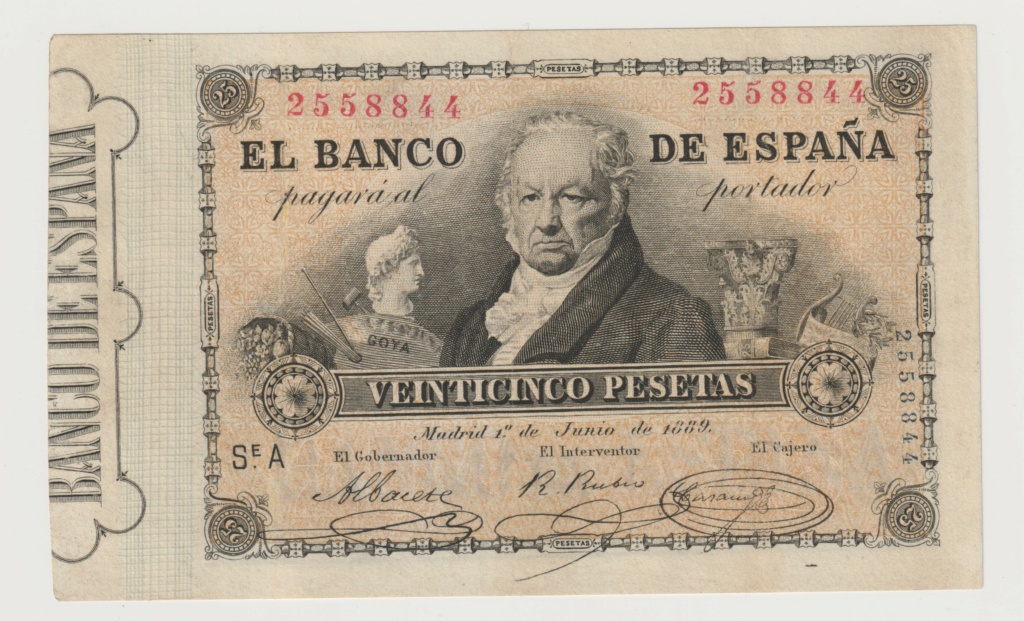 Banco de España 1874 a 1924 - Catálogo del Billete Español en Imperio Numismático Spain102