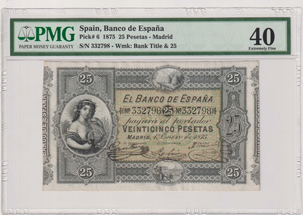 Banco de España 1874 a 1924 - Catálogo del Billete Español en Imperio Numismático Spain_16