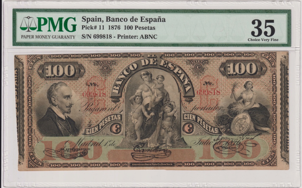 Banco de España 1874 a 1924 - Catálogo del Billete Español en Imperio Numismático Spain_19