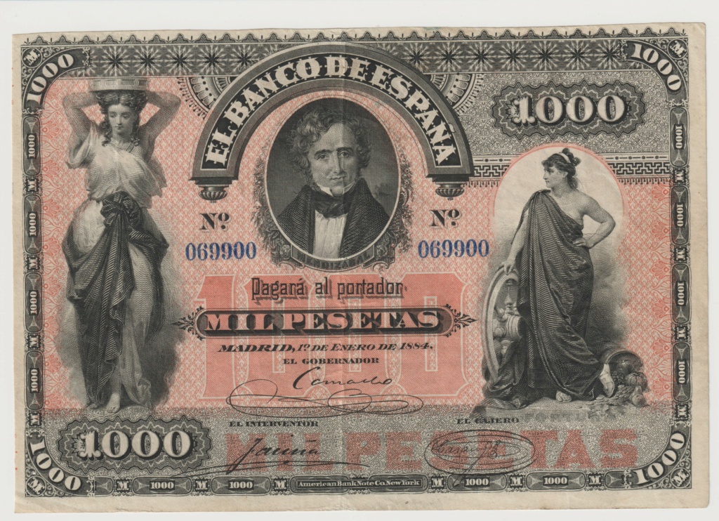 Banco de España 1874 a 1924 - Catálogo del Billete Español en Imperio Numismático Spain_31