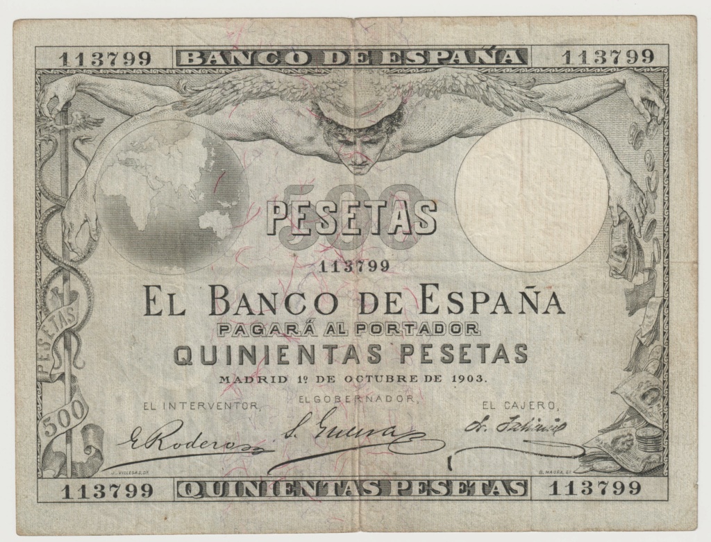 Banco de España 1874 a 1924 - Catálogo del Billete Español en Imperio Numismático Spain_38