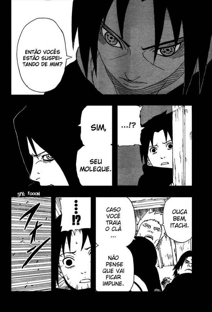 Em qual momento Kishimoto resolveu tornar Itachi em um herói? 1012