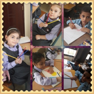 احب الرسم الالوان الاساسيه